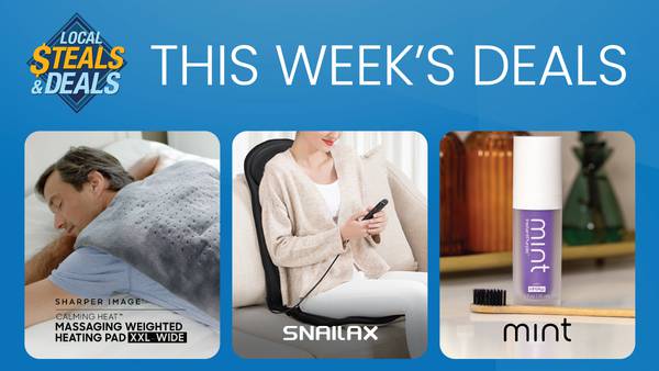 Local Steals & Deals: Self-Care at Home with Mint, Calming Heat XXl, and Snailax