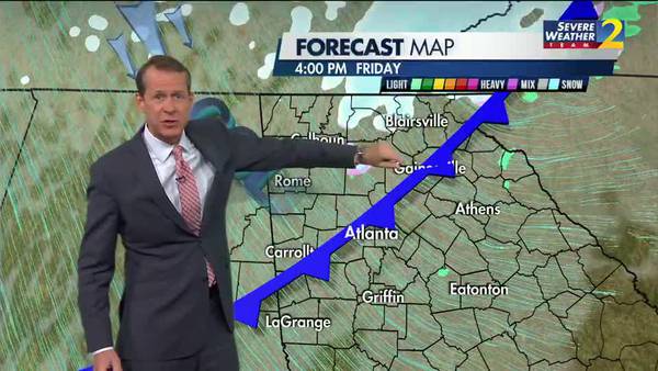 Cold front moving in overnight, but should stay sunny