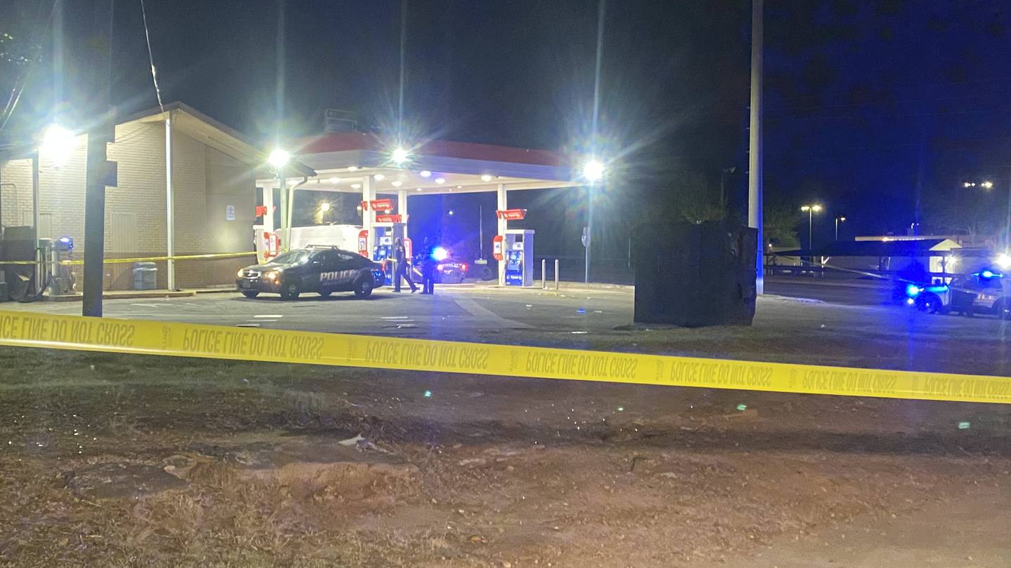 Police investigation underway at gas station on Covington Highway