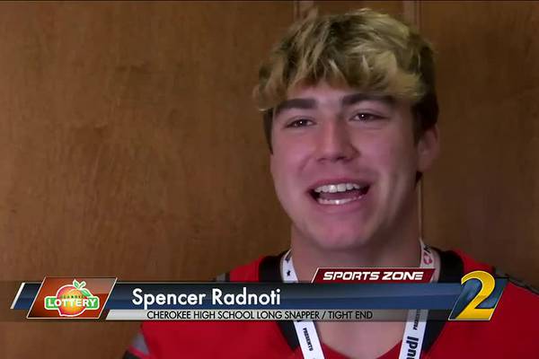 Cherokee's Spencer Radnoti: Georgia Lottery Scholar Athlete