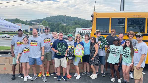 WSB-TV’s Stuff the Bus collects nearly 6,000 backpacks in landmark 20th year