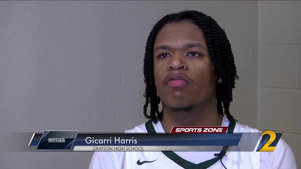 Grayson's Gicarri Harris: Montlick Injury Attorneys Athlete of the Week