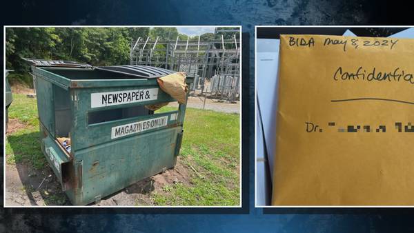 Man finds hundreds of pages of government paperwork -- including bank info -- in recycling bin