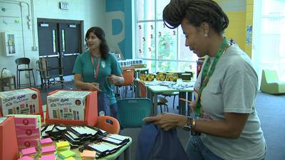  Teachers at local elementary school surprised with free classroom supplies