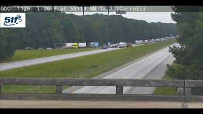 1 person dead after crash with tractor-trailer that shut down I-20 WB in Carroll County