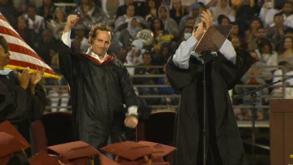 RAW: Airbnb co-founder gives commencement speech at Gwinnett alma mater, Brookwood High School
