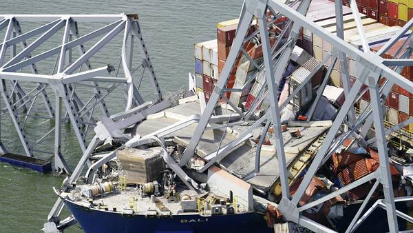 Cargo ship had engine maintenance in port before it collided with Baltimore bridge, officials say