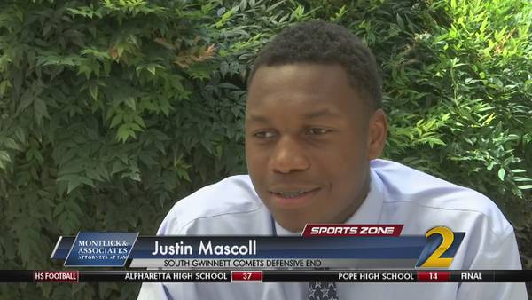 South Gwinnett's Justin Mascoll: Montlick & Associates Athlete of the Week