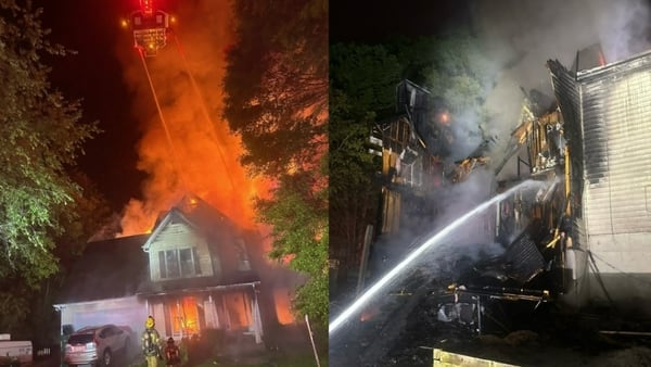 Gwinnett home destroyed after catching fire in the middle of the night