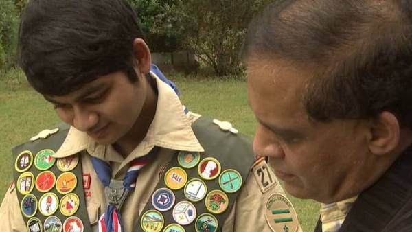 Forsyth County teen earns every Boy Scout merit badge possible