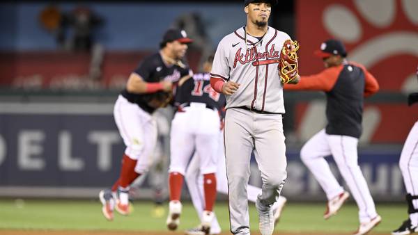 Braves fall to Nationals 3-2 on Abrams’ walk-off hit in 10th