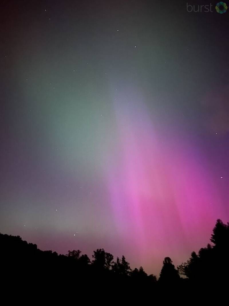 Northern lights appear over north Georgia