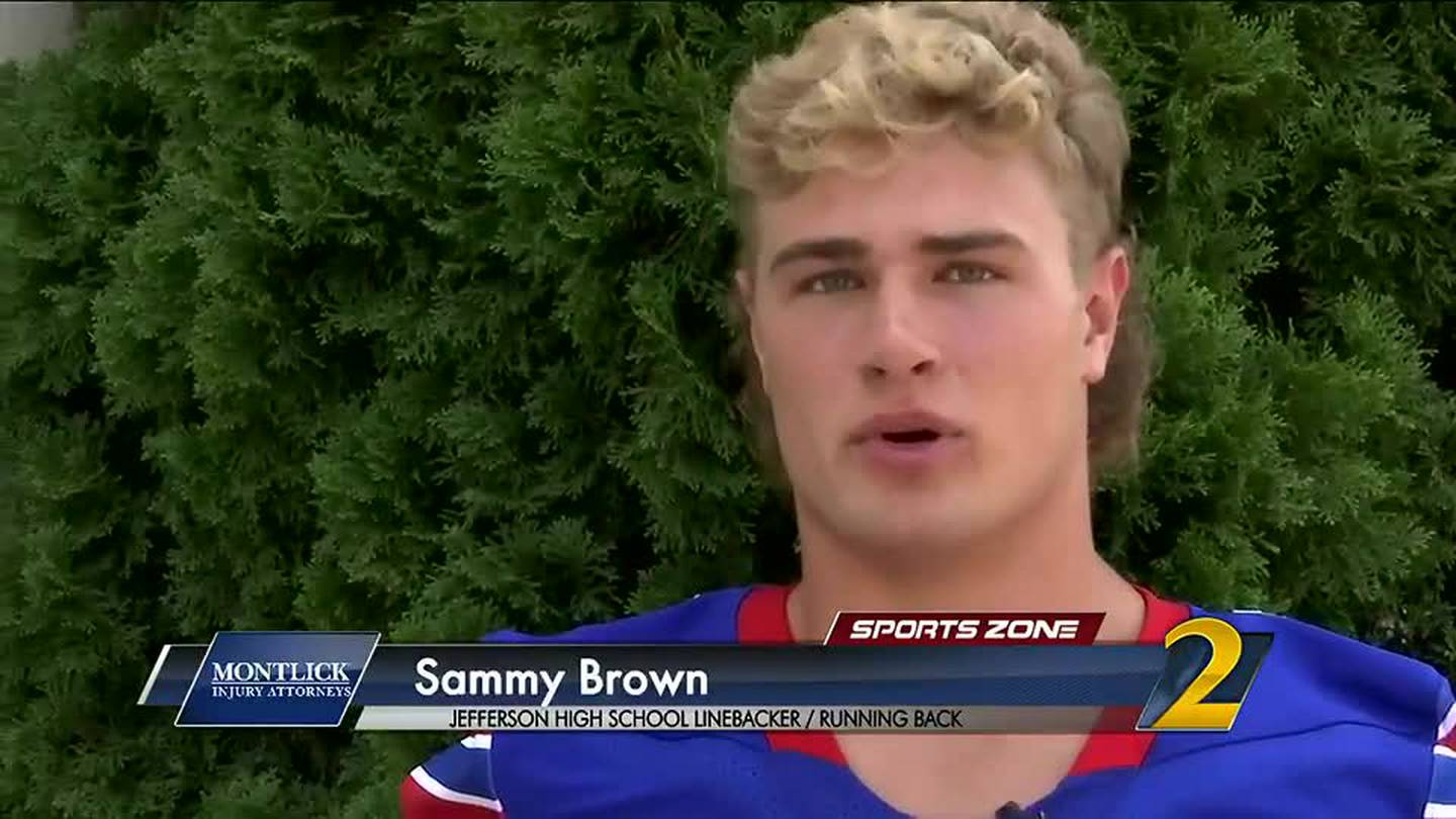 Jefferson's Sammy Brown: Montlick Injury Attorneys Athlete of the