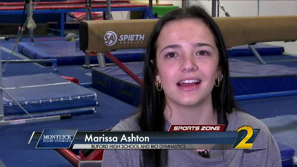 Buford, Bio Gymnastics' Marissa Ashton: Montlick Injury Attorneys Athlete of the Week