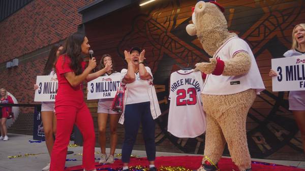 Atlanta Braves welcome 3-millionth fan to Truist Park this season