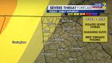 Level 1 out of 5 risk for severe storms in north Ga. on Saturday morning