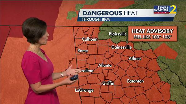 Another hot, humid afternoon in store for your Wednesday