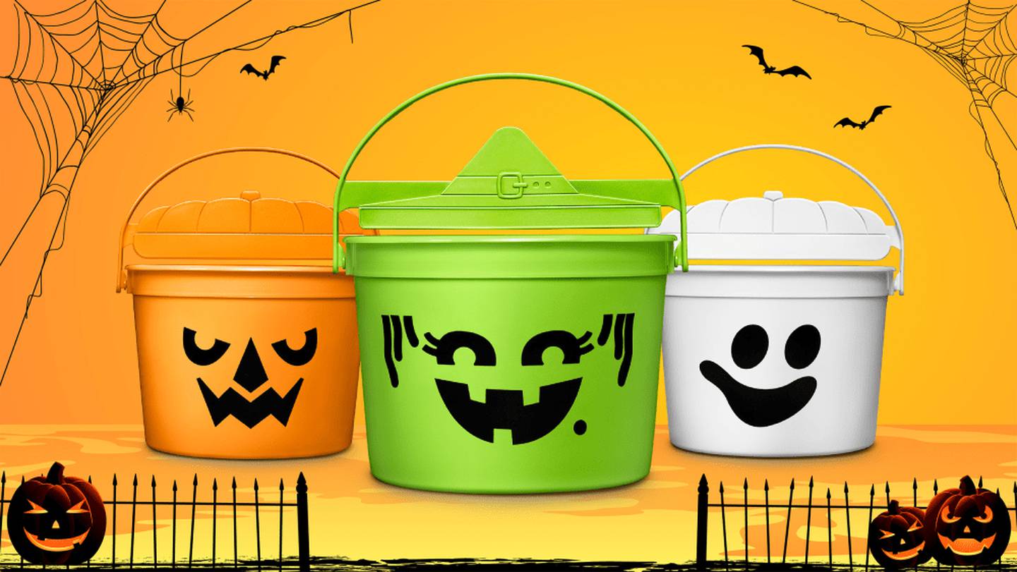 Buckets of nostalgia McDonald’s bringing back retro Halloween pails
