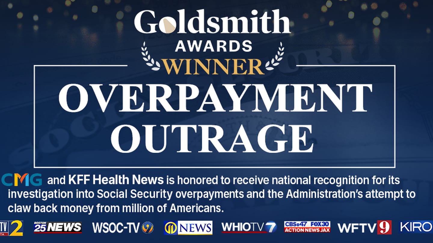 Cox Media Group investigative teams and KFF Health News win 2024 Goldsmith Award