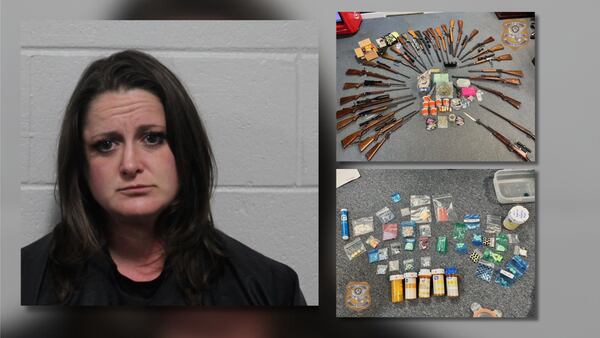 Woman faces laundry list of charges after discovery of 40+ guns, fentanyl, meth at Habersham homes