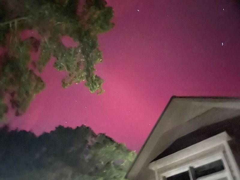 Northern Lights appear in north Georgia