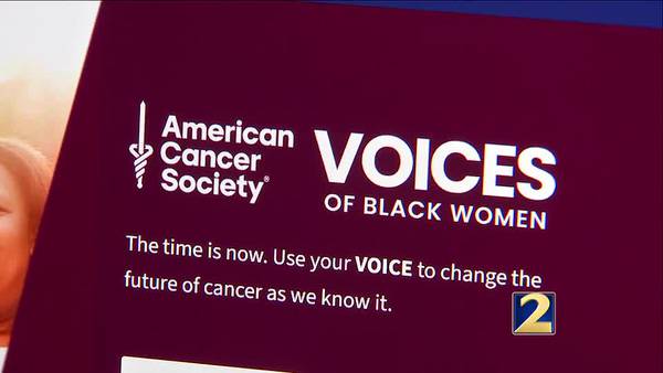 The American Cancer Society is starting new 'Voices of Black Women' initiative