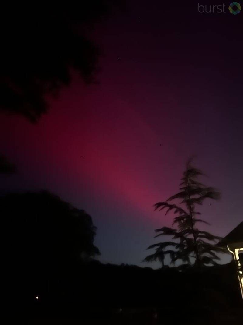 Northern lights appear over north Georgia