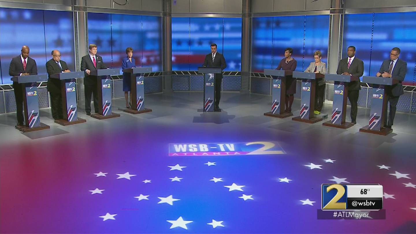Top 8 Candidates For Atlanta Mayor Face Off In Debate At Wsb Tv Wsb