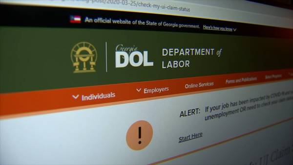 Ga. Dept. of Labor says scammers are trying to access unemployment benefit system