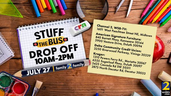 Stuff the Bus 2024: Here are the locations to donate school supplies on July 27