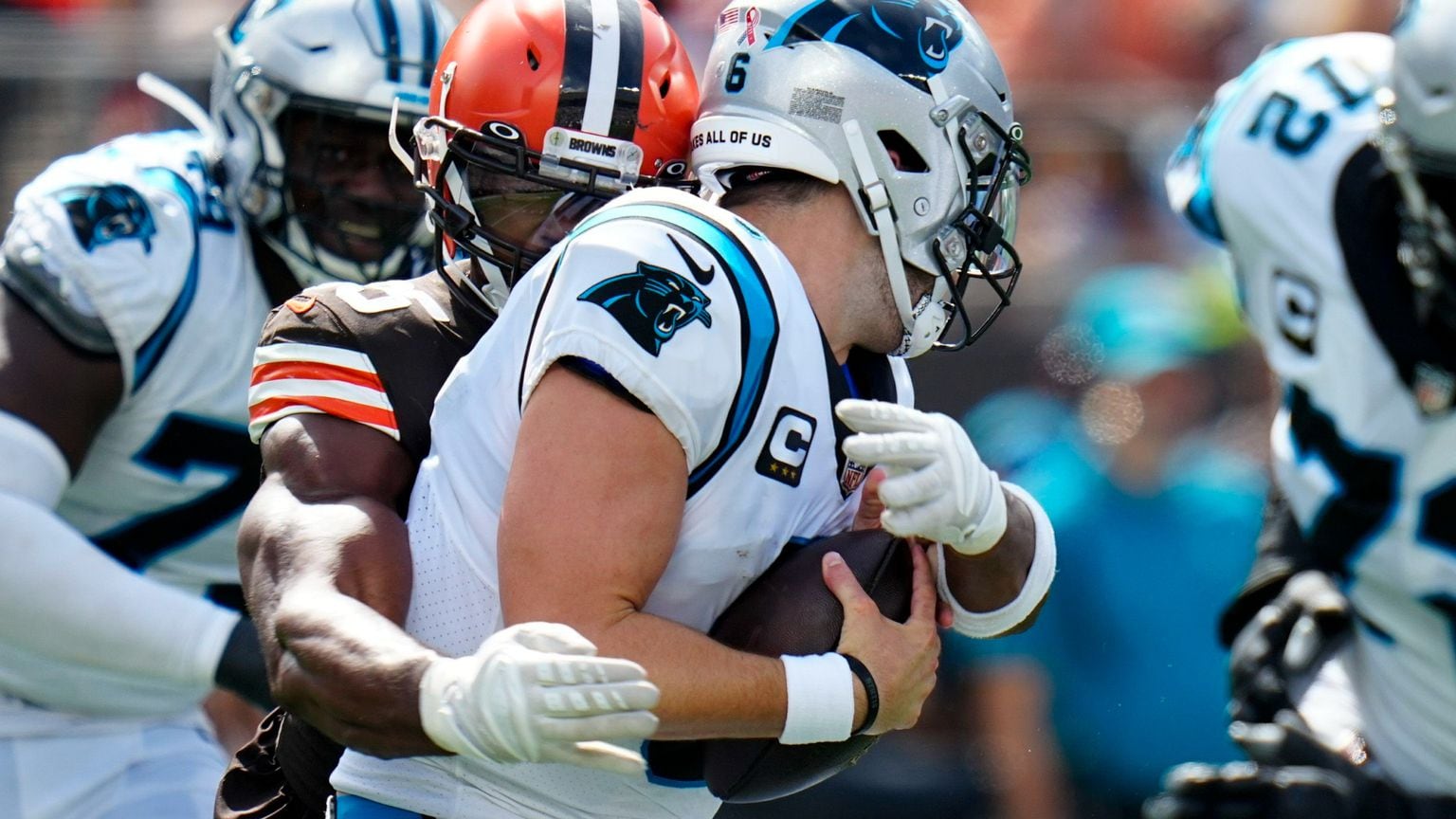 Cleveland Browns send Carolina Panthers to fifth consecutive loss