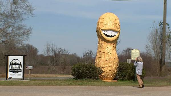 The Smiling Peanut honors the president from Plains, Jimmy Carter