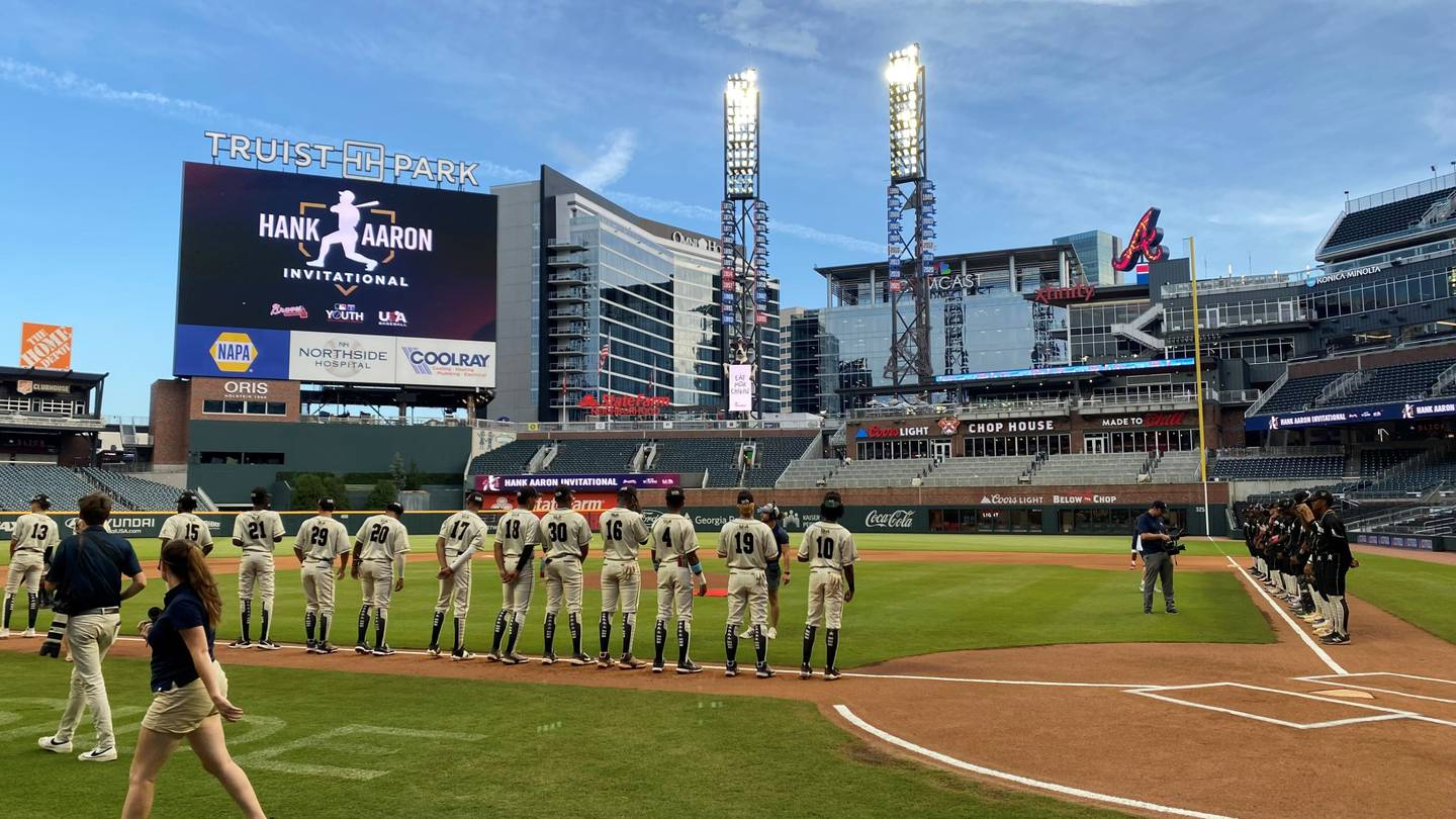 Atlanta Braves on X: The Hank Aaron Invitational returns to @TruistPark  Sunday! This showcase features 44 elite high school baseball players from  all over the country! 🎟:  *Event is free but