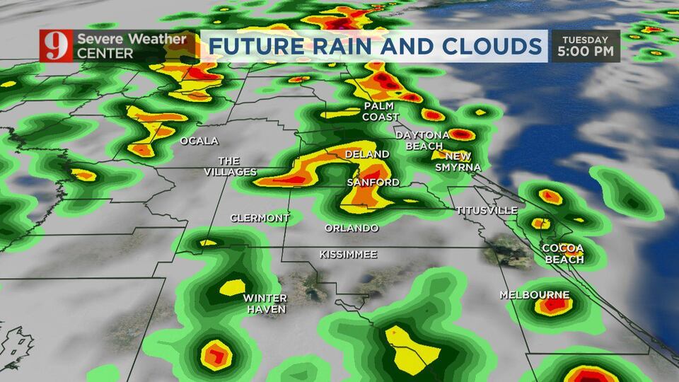Video Heavy Widespread Rain In The Forecast For Central Florida Before Fall Front Brings Cooler Weather Kiro 7 News Seattle