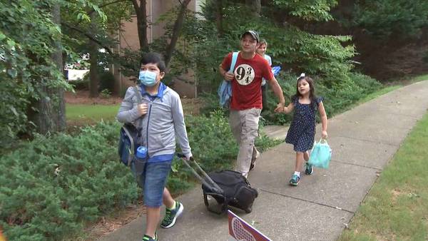 Fulton County students return to class with masks mandatory in some schools