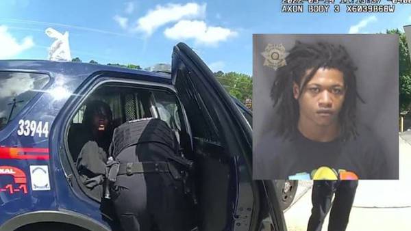 Atlanta police release body camera footage of teenage murder suspect’s arrest