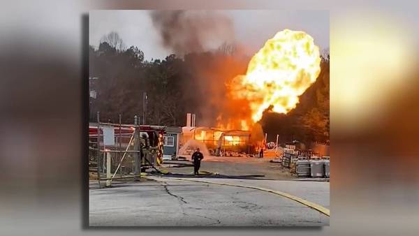Propane truck catches fire, ignites more than 60 other tanks in explosion