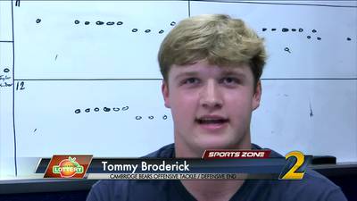 Cambridge's Tommy Broderick: Georgia Lottery Scholar Athlete