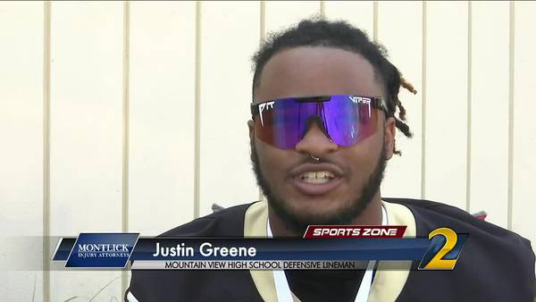 Mountain View's Justin Greene: Montlick Injury Attorneys Athlete of the Week