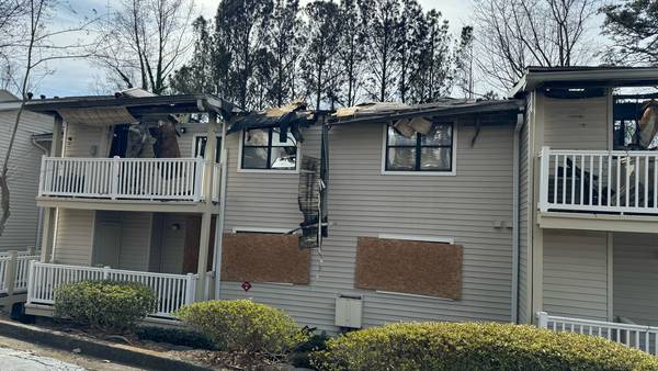 Marietta apartment fire displaces 14 families, 26 people total, Red Cross says