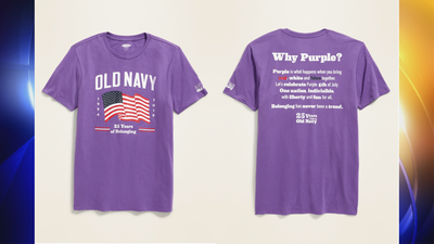 This Is The Meaning Behind Old Navy S Purple Fourth Of July Shirts Wsb Tv Channel 2 Atlanta