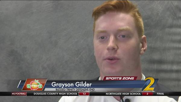 Blessed Trinity's Grayson Gilder: Georgia Lottery Scholar Athlete