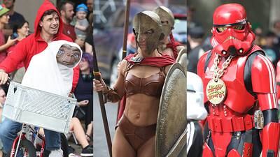 PHOTOS: Costumed characters fill Atlanta streets for Dragon Con Parade
