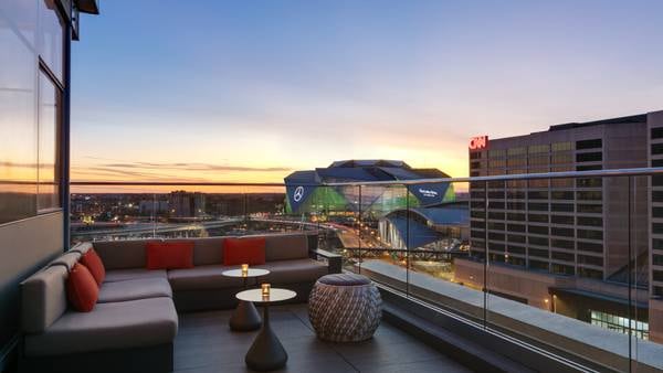 Check out the views from renovated Atlanta boutique hotel