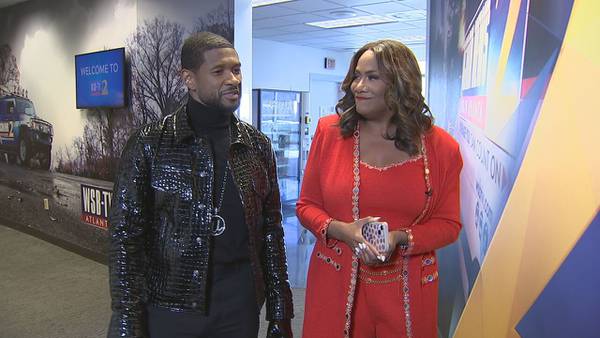 Usher visits WSB-TV, sits down with Karyn Greer days after iconic Super Bowl halftime performance