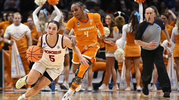 March Madness: No. 1 Virginia Tech holds on to beat No. 4 Tennessee, reach first ever Elite Eight