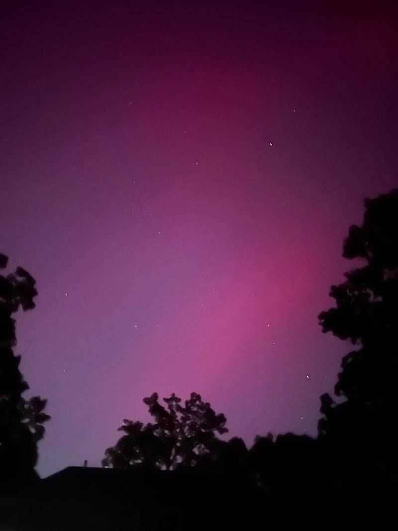 Northern lights appear in north Georgia