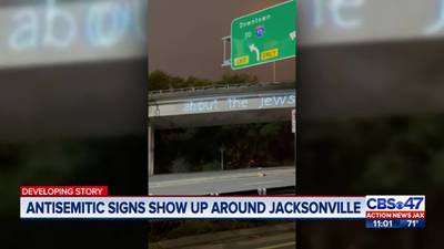 Anti-Semitic signs show up around Jacksonville: Local leaders condemning these actions   