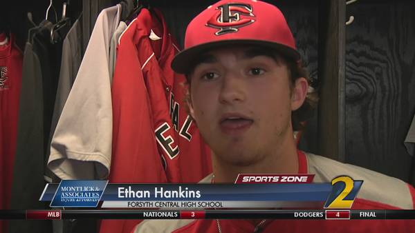 Forsyth Central's Ethan Hankins: Montlick & Associates Athlete of the Week