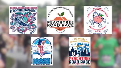 PHOTOS: 2024 Peachtree Road Race T-Shirt Design Contest